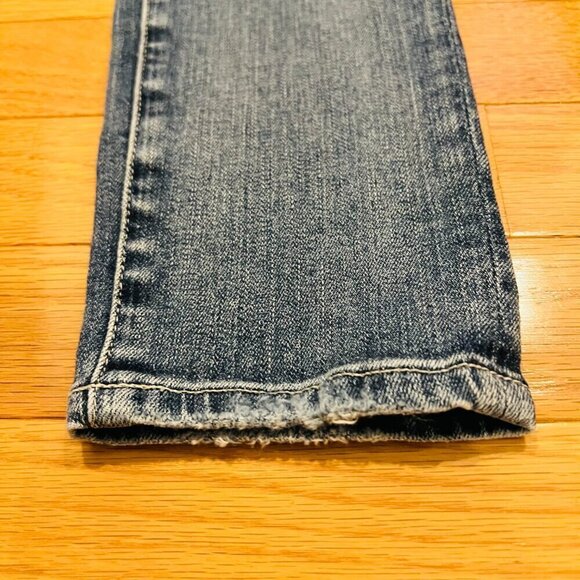 AG Adriano Goldschmeid Farrah High Rise Skinny Ankle Jean Wm Sz 26 Distressed - Picture 6 of 16